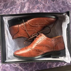 Tip Top Toddlers Leather Lace-Up Oxfords